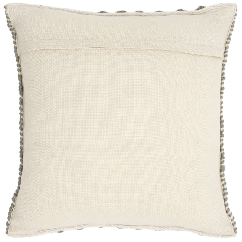 Alfresco Indoor / Outdoor Geometric Bolster Cushion, Grey