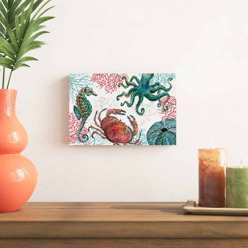 «Ocean Finds I» par Daphne Brissonnet, impression sur toile tendue, H 8 po x l 12 po