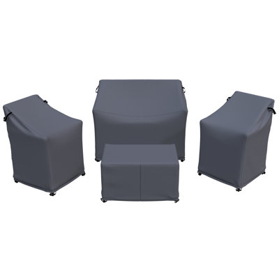 Outdoor Group Seating Patio Furniture Set Covers by Arlmont & Co.