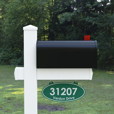 Personalized Post Mounted Mailbox