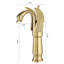 Robinet pour vasque de salle de bain monocorps et monocommande Swan-107663612