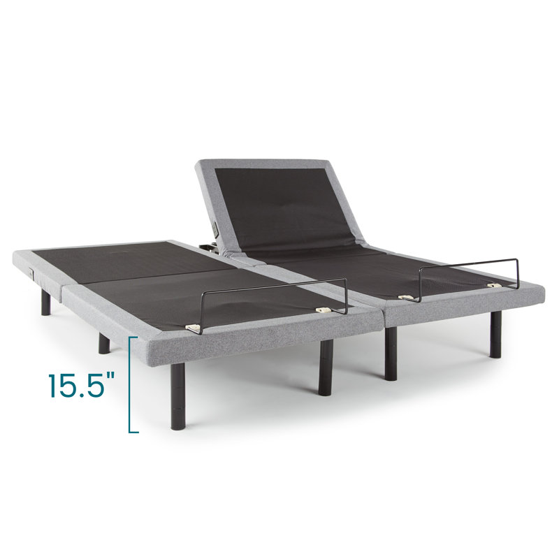 Crosbyton Massaging Adjustable Bed with Wireless Remote, California King