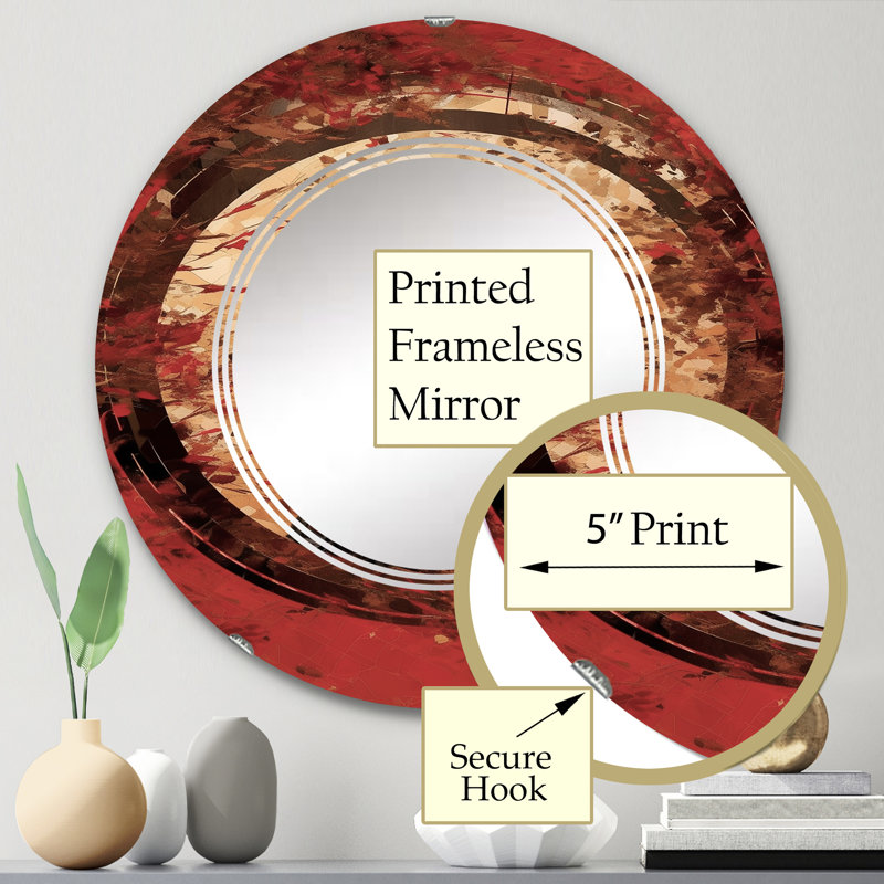 Miroir mural Embury, 24 po x 24 po