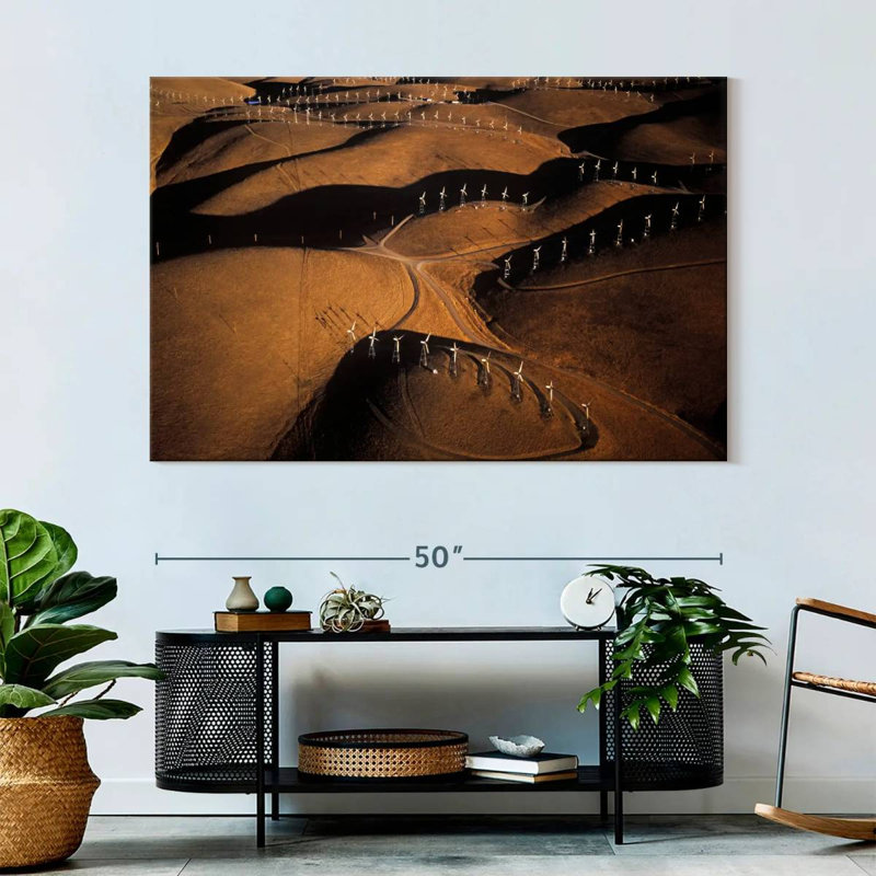 Lilie Altamont Pass Wind Farm, 34" H x 51" W