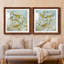 Aviaire jardin I - ensemble de 2 peintures-859830161-859830166