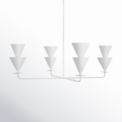 Deckland 4 - Light Metal Dimmable Chandelier