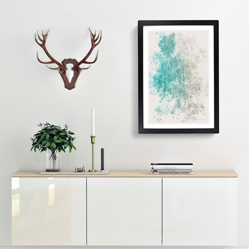 The Maldives - Picture Frame Graphic Art, 63cm H x 45cm W x 2cm D, Black Framed