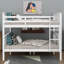 Lit superposé double au-dessus d'un lit double compact avec échelle intégrée pratique-1227147343