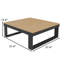Aluminum Patio Coffee Table-504225511