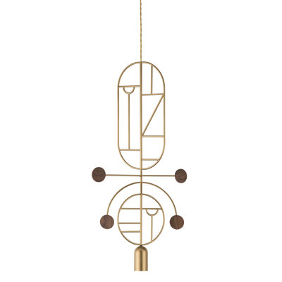 Wooden Dots 1 - Light Pendant