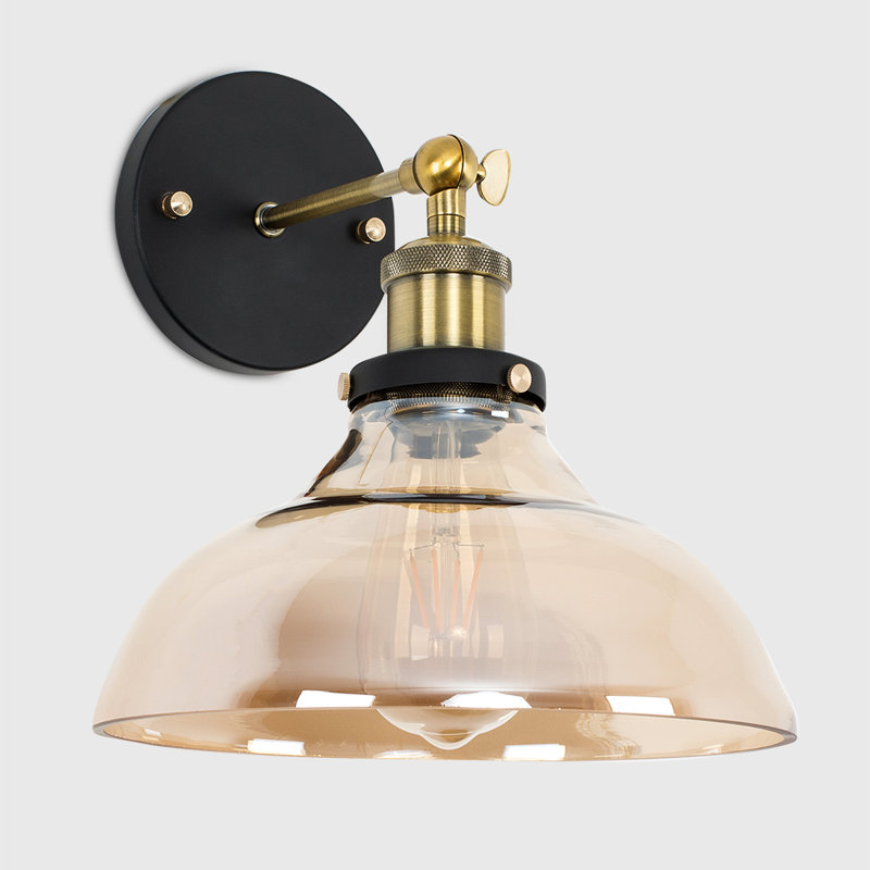 Aziz 1 - Light  Armed Scone, Amber Shade, Yes