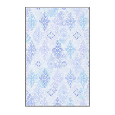 Antibacterial Hall Carpet, 3D Digital Printed, 3.3 x 4.9 ft | 100% Polyester, 0.3 in Pile Height, Non-Slip Underside, Machine Washable, Durable & Easy Care | Perfect for Living Room, Entryway & Home Décor