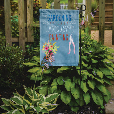 Teyvione Double Sided 15'' H x 11'' W Polyester Garden Flag
