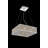 Beckley 8 - Light Chrome Square/Rectangle Pendant-1952309922