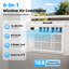 14,000 Btu Window Air Conditioner,700 Sq.ft Fast Cooling, 24H Timer, Dehumidifier, Energy Saving, Remote, For Living/Bedroom/Office-138514592