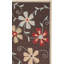 Tapis brun / rouge en laine touffeté à la main Emrick-22210624
