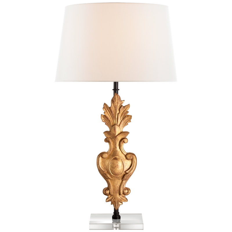 Capriva Table Lamp, Antique Gold