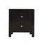 Table de chevet élégamment conçue en noir chic-952272164