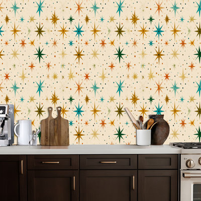 Peel and Stick PVC Wallpaper, Removable Self-Adhesive Wall Covering, Waterproof for Home Decor