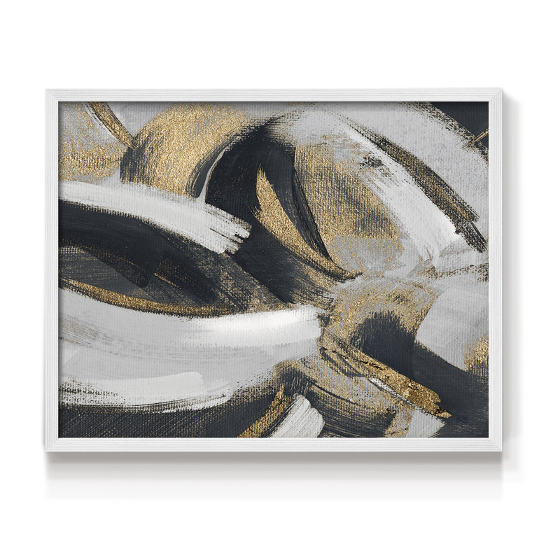 Douce-amère - impression encadrée - réversible, H 22 po x l 28 po, Blanc