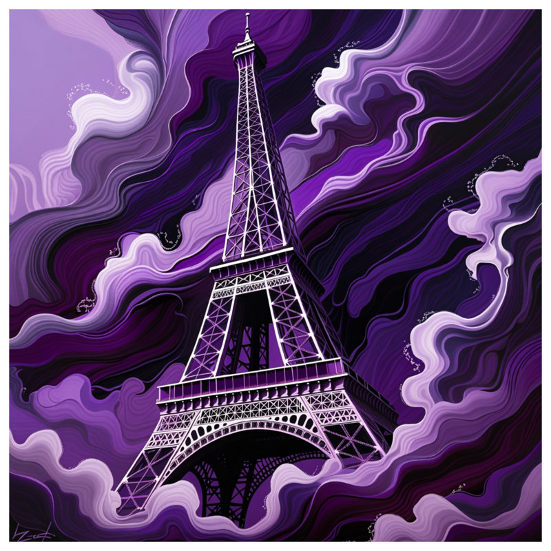 Édredon Tour Eiffel Bedding Architecture Modern, Grand lit