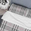 Ensemble de housse de couette - Tartan à carreaux gris à carreaux moderne et contemporain-867084105