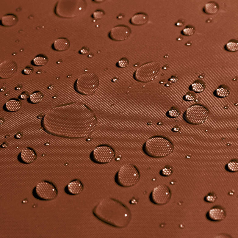 Voile d'ombrage imperméable carré Amgo Custom - durable et résistante aux rayons UV, Brun, 13 pi x 13 pi