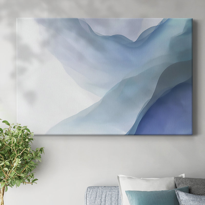Paysage abstrait, série X, H 12 po x l 18 po