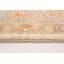 Tapis de bois one-of-kind-noué la 2010 ushak crème 5 pi 8 po x 8 pi en laine de 4 po Sheredan