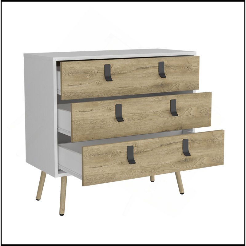 Commode Magness, chambre à coucher, Brun