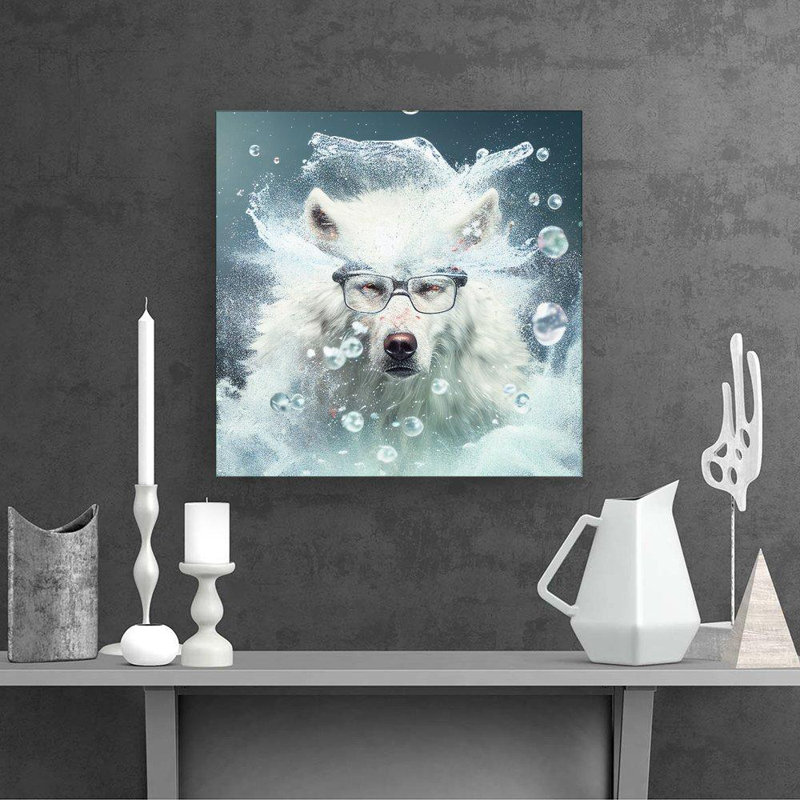 White Wolf - Wrapped Canvas Print