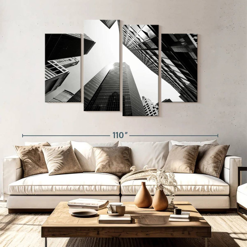 Lilie Buildings de Lower Manhattan, H 54 po x l 84 po