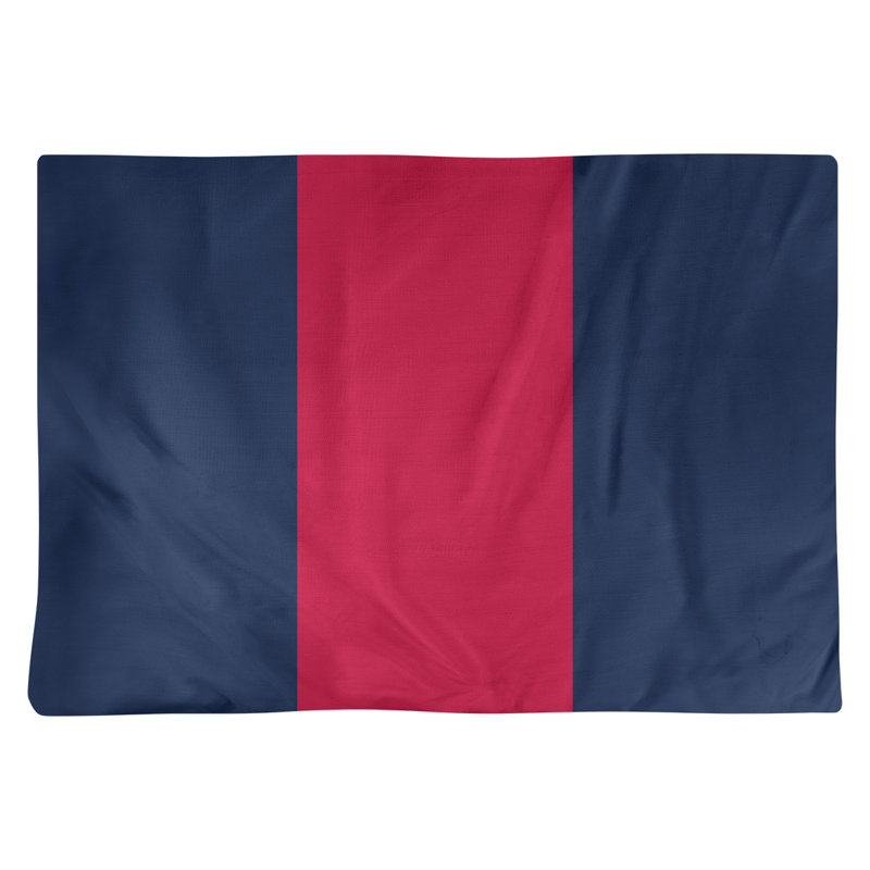Récapitulatif en coton 18 po atlanta baseball, Bleu marine / rouge écarlate