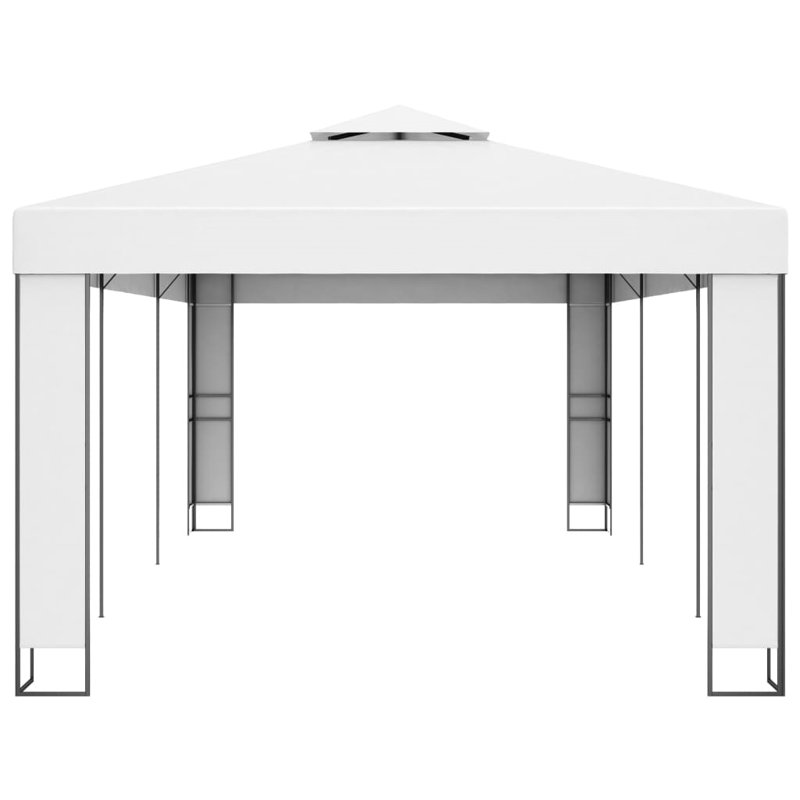 Bartisan 1m x 2.5m Steel Patio Gazebo, White