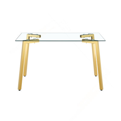 Glass Dining Table  Transparent