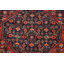 Tapis à motif géométrique antique à teinture végétale 4 x 5