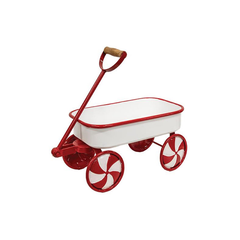 Chariot en métal Candy Cane