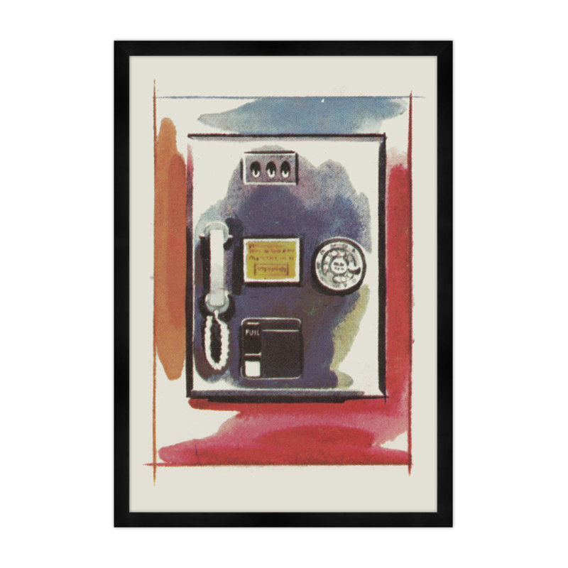 Red Phone Booth Print