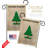 Double Sided 18.5'' H x 13'' W Burlap Flag Set