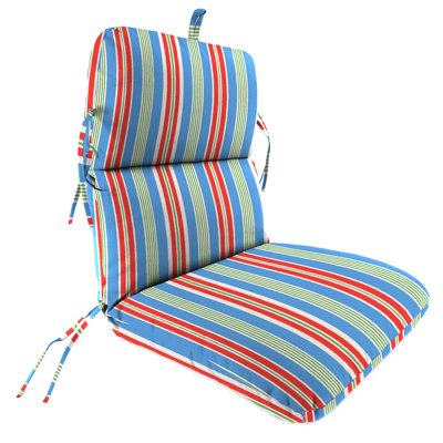 22" x 45" Outdoor Chair Cushion with Ties and Loop by Bay Isle Home