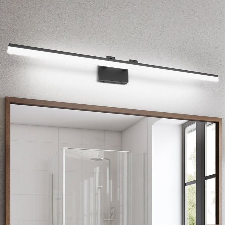 Mayalyn 47" Dimmable LED Bath Bar, 1-Light 28W Rotatable Vanity Light with Aluminum Frosted Finish