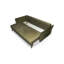 Pam 3 Seater Velvet Sofa Bed-1882376343