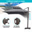 Antony 153" X 116" Rectangular Cantilever Umbrella, Weighted Base Does Not Include-699757914