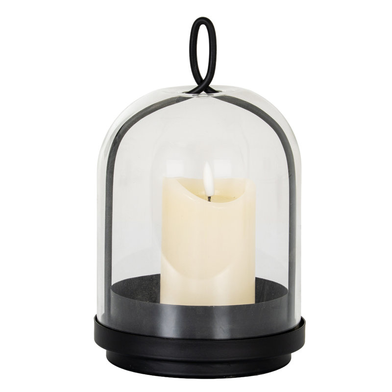 Anhat Glass Candle Accessories, 25 cm H x 15 cm W x 15 cm D