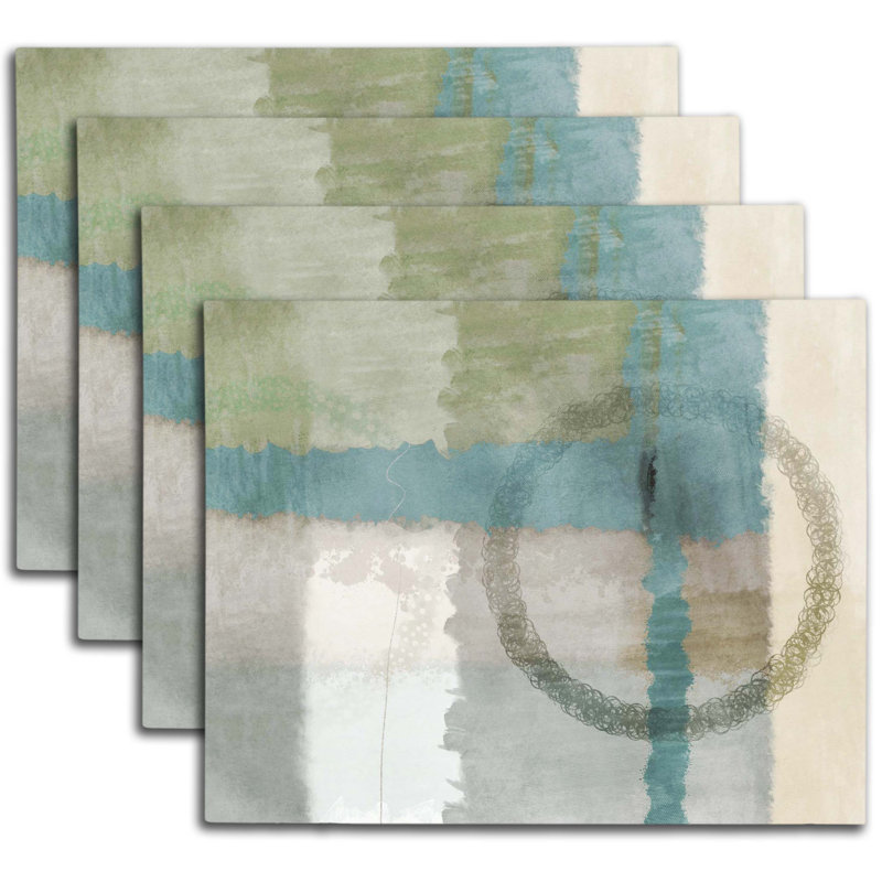 Napperon abstrait en polyester