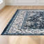 Tapis pliable lavable Vine - bleu / blanc-450678293