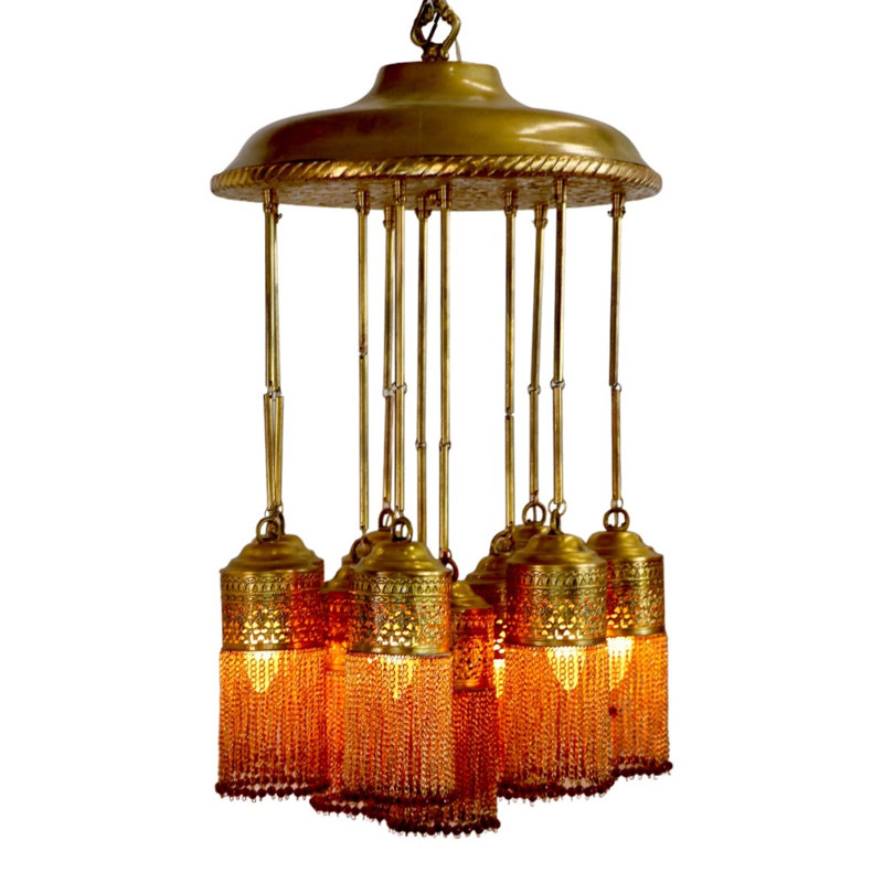 Lustre cylindrique à 4 lumières Jazmynn