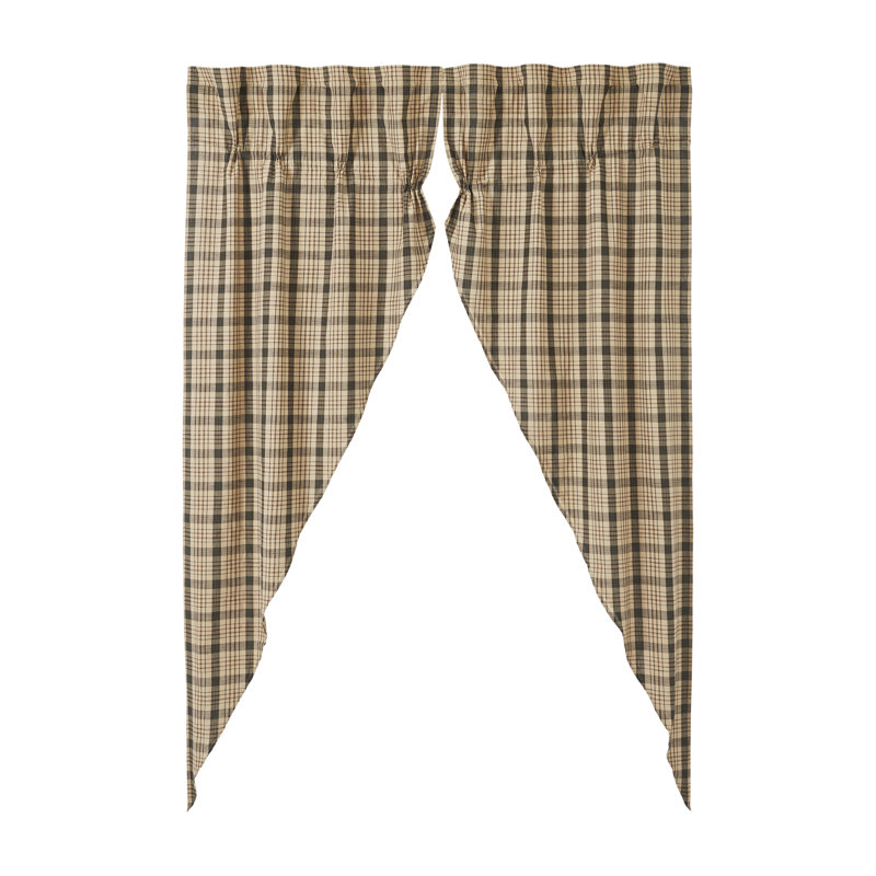 Holms 100% Cotton Room Darkening Curtain Panel Pair, 36"W x 84 " L