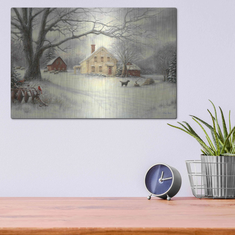 «Old Country Farm» par Chuck Pinson, H 12 po x l 16 po