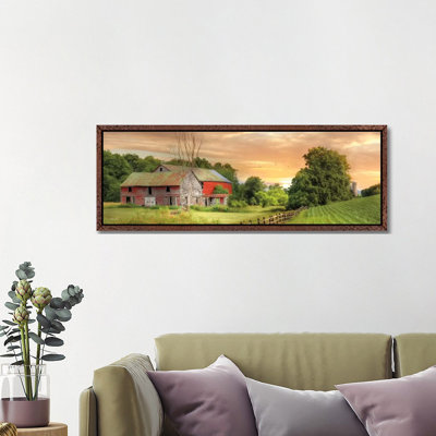 Greener Pastures by Lori Deiter - Panoramic Print on Canvas
